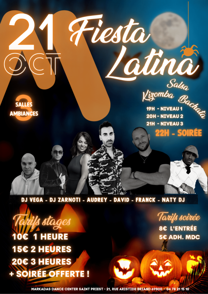 FIESTA LATINA- Salsa-Kizomba-Bachata - Saint Priest