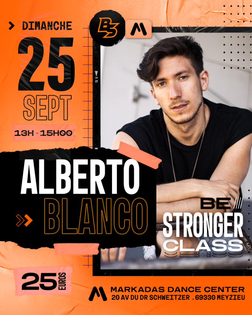 Workshop HIP HOP ALBERTO BLANCO- Meyzieu