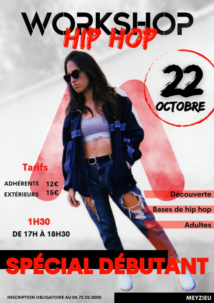 STAGE HIP HOP Spécial Adulte Débutant - Meyzieu