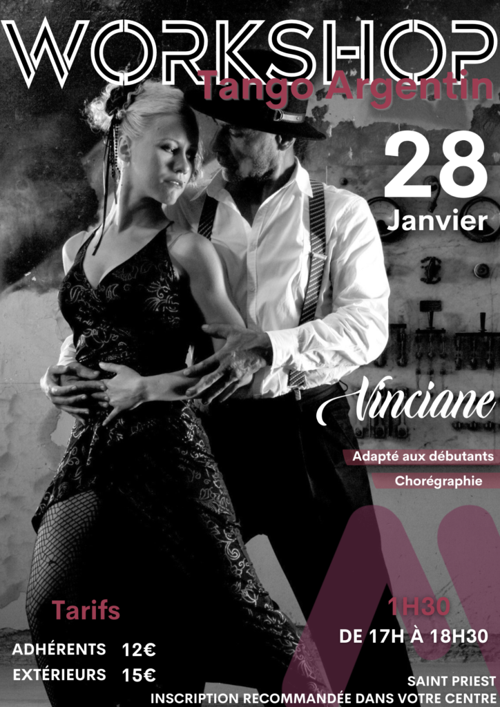 WORKSHOP TANGO ARGENTIN - Saint Priest