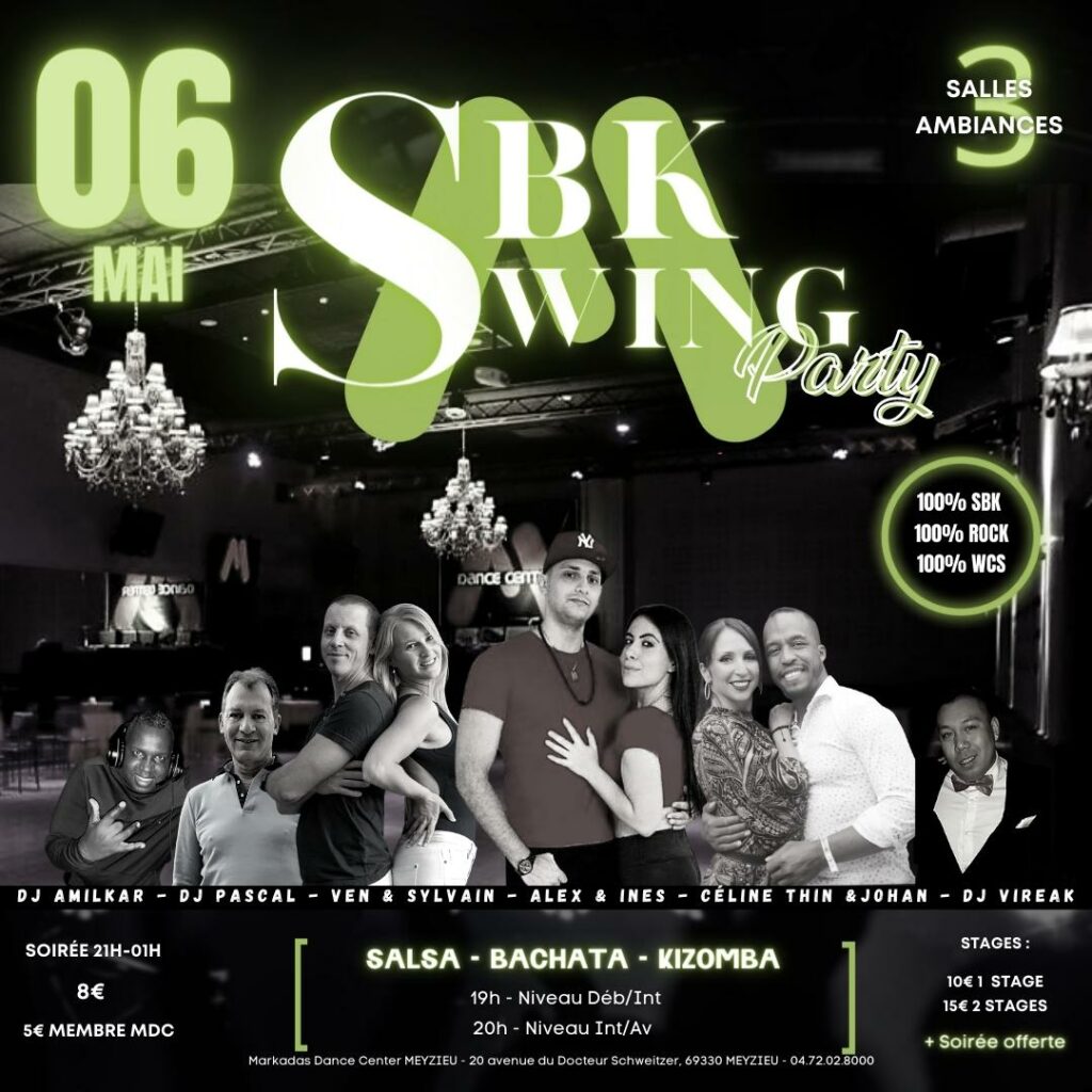 Stages & Soirée SBK SWING - Meyzieu