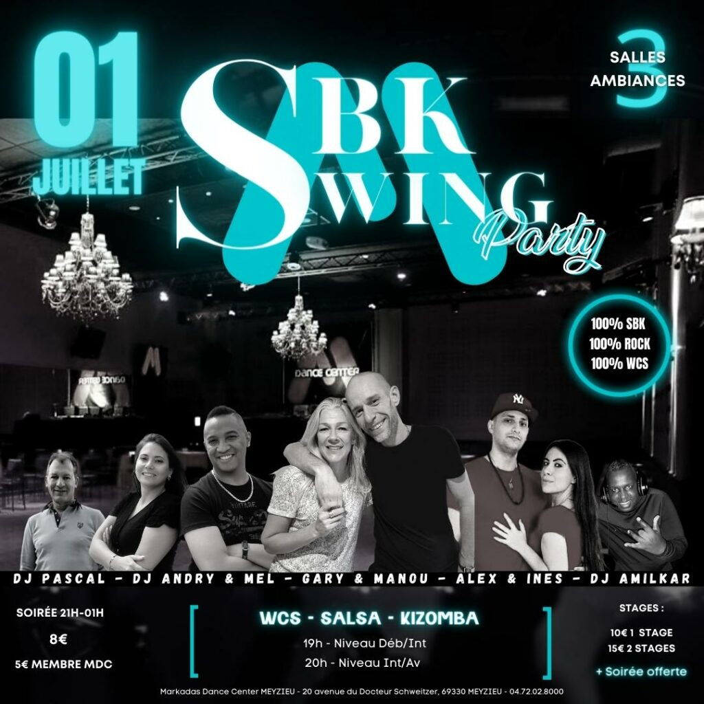 Stages & Soirée SBK SWING - Meyzieu